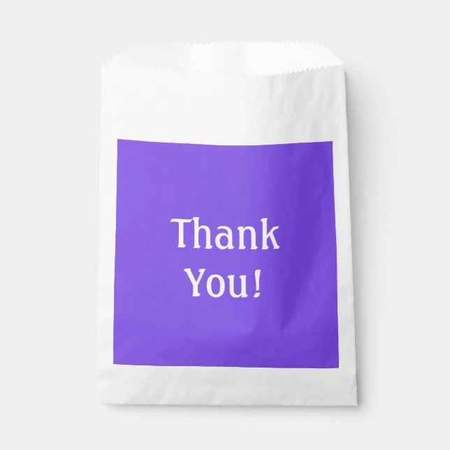 Personalised Purple Favour Bags (Front)