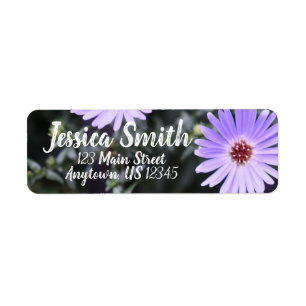 Personalised Purple Flower Nature Photography