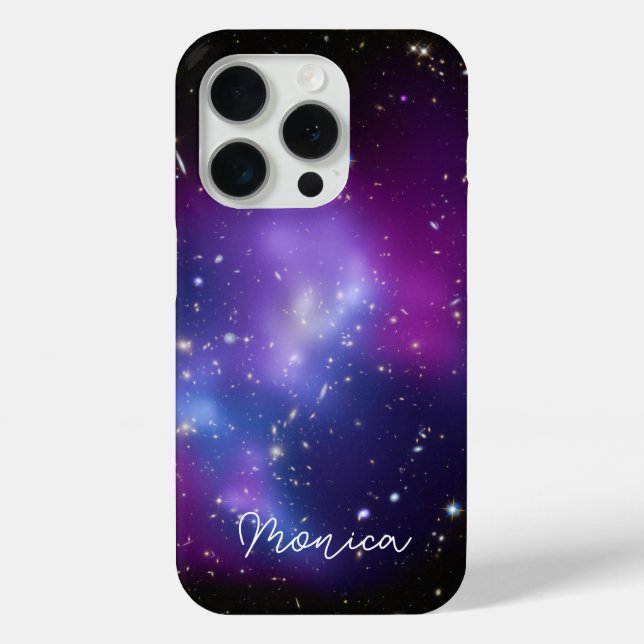 Personalised Purple Galaxy Celestial Photo Case-Mate iPhone Case (Back)