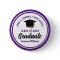 Personalised Purple Graduate 2025 Graduation Party