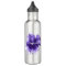 Personalised Purple Iris Water Bottle