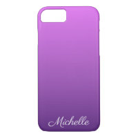 Personalised purple ombre
