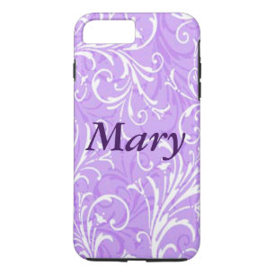 Personalised Purple Ornamental iPhone 7 Case