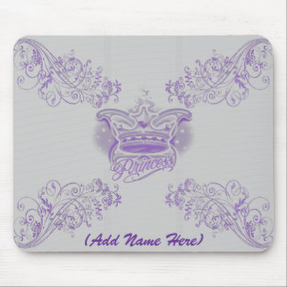 Personalised Purple Princess - Mousepad