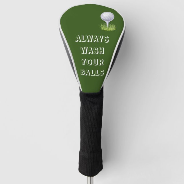 Personalised Putter Golf Head Covers for Every. (Front)