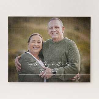 Personalised Puzzle with Your Text & Accent Lines