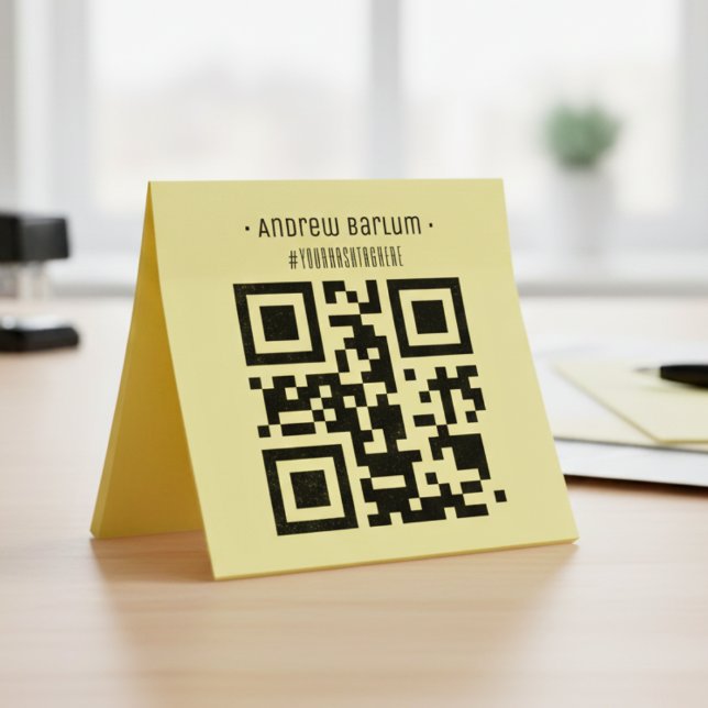 Personalised QR Code Self-Inking Rubber Stamp (Personalized QR Code Self-Inking Rubber Stamp)