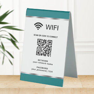 Personalised QR Code Wifi Network and Password
