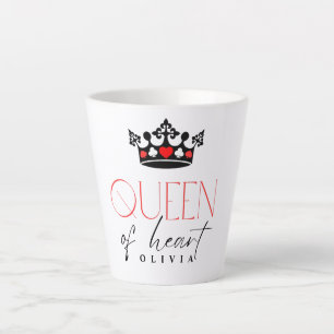 Personalised Queen Crown Latte Mug