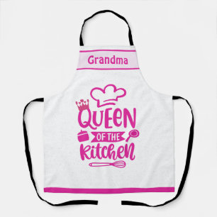 Personalised Queen of the Kitchen  Apron