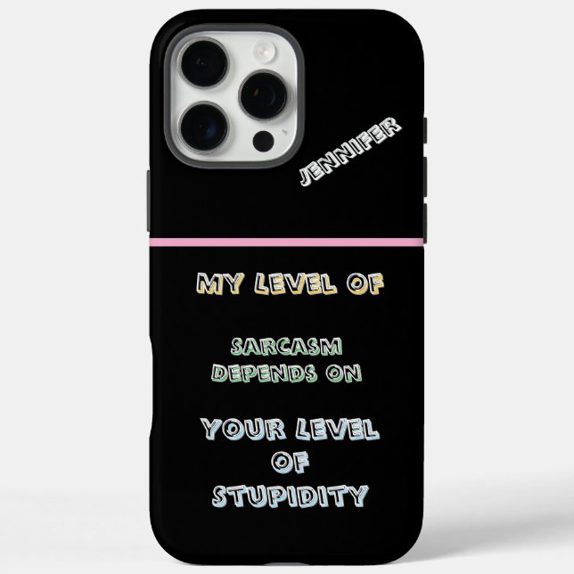 Personalised Quick igniter with a sarcastic quip Case-Mate iPhone Case (Back)
