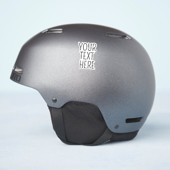 Personalised Quote Favourite Text Custom Sayings (Helmet Side)