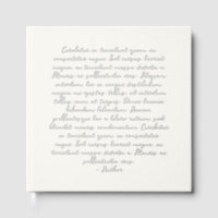 Personalised quote poem wedding vows