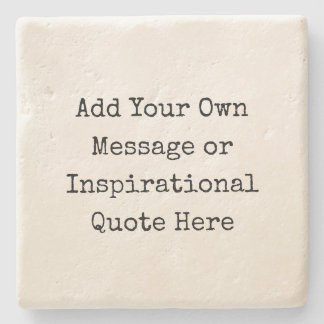 Personalised Quotes DIY Inspirational Motivational Stone Coaster