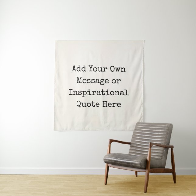 Personalised Quotes DIY Inspirational Motivational Tapestry (In Situ)