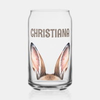 Personalised Rabbit Ears Cute Easter Bunny