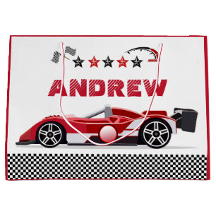  Personalised Racing Car Gift Bags