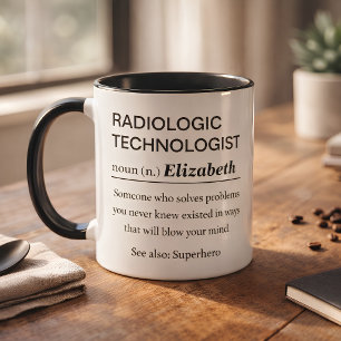Personalised Radiologic Technologist Definition Mug