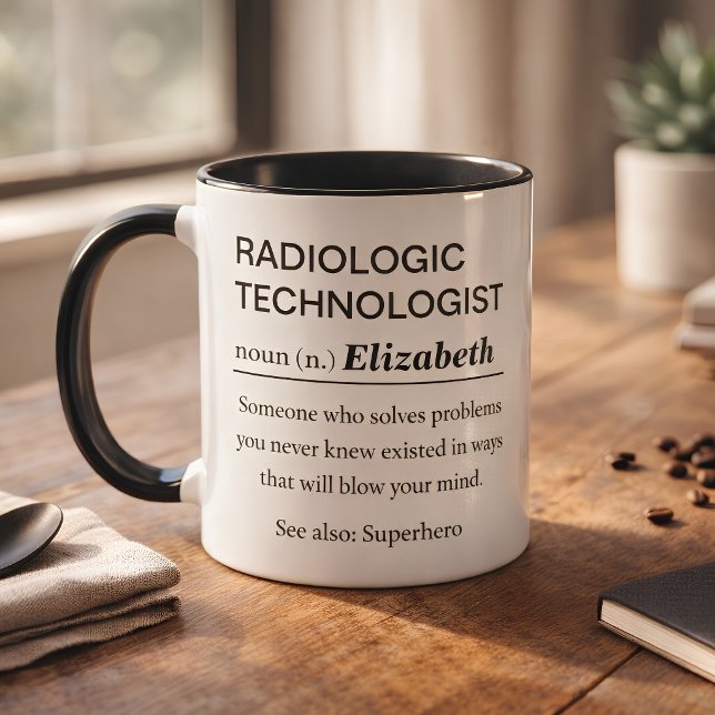Personalised Radiologic Technologist Definition Mug (Creator Uploaded)