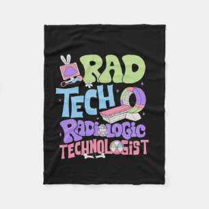 Personalised Radiology Easter Day  Fleece Blanket