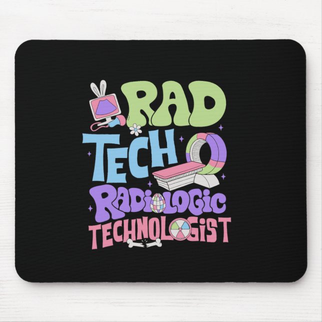Personalised Radiology Easter Day  Mouse Mat (Front)