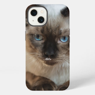 Personalised Ragdoll Cat Photo and Name iPhone 13 Case