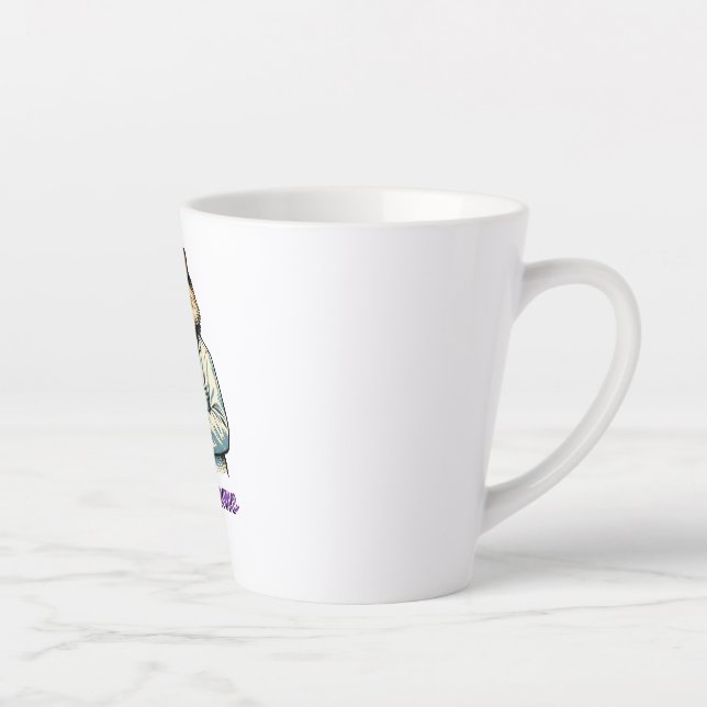 Personalised Ragdoll Cat Veterinarian Latte Mug (Right)