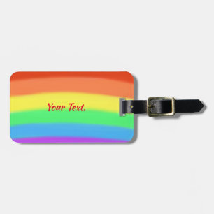 Personalised Rainblow Blends Luggage Tags