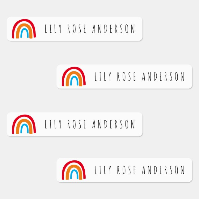 Personalised Rainbow Back to School Kid's (Group)