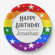 Personalised Rainbow Birthday Party