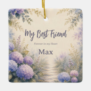 Personalised Rainbow Bridge Pet Memorial Ornament