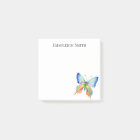 Personalised Rainbow Butterfly Post it Notes