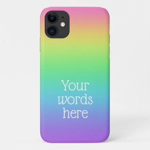 Personalised Rainbow iPhone 11 Case