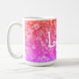 Personalised Rainbow Coffee Mug