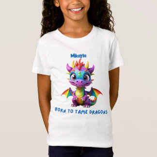 Personalised Rainbow Dragon T-Shirt
