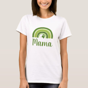 Personalised rainbow earth Mama T-Shirt