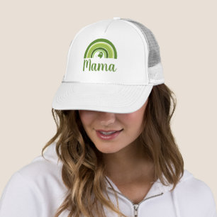 Personalised rainbow earth Mama Trucker Hat