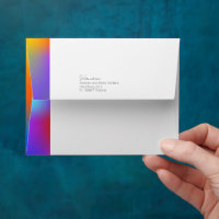Personalised Rainbow Envelope