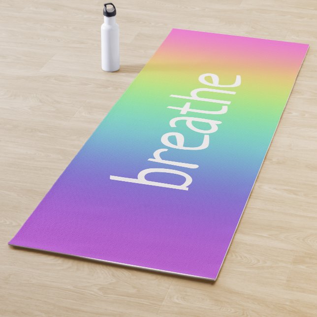 Personalised Rainbow Gradient Yoga Mat (In Situ)