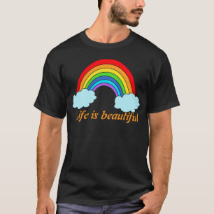 Personalised Rainbow Hoodie Custom Name & Quote T-Shirt