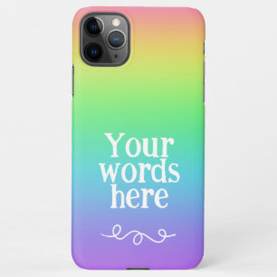 Personalised Rainbow iPhone 11 Pro Max Case