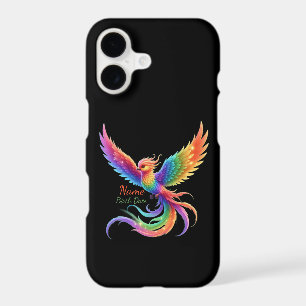 Personalised Rainbow Phoenix Name Birthdate Gift