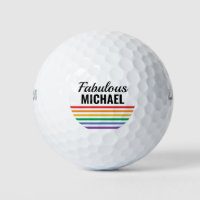 Personalised Rainbow Stripes White LGBT Custom