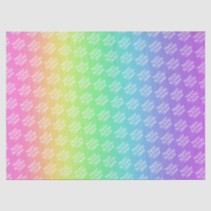 Personalised Rainbow Tissue Paper