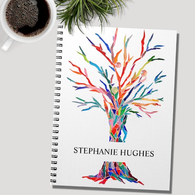 Personalised Rainbow Tree  Notebook (Creator Uploaded)