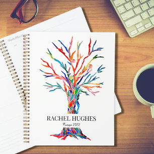 Personalised Rainbow Tree Planner
