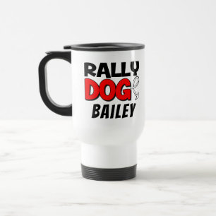 Personalised Rally Dog Obedience Sport Travel Mug