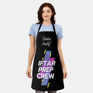 Personalised Ramadan- Iftaar Prep Crew Apron