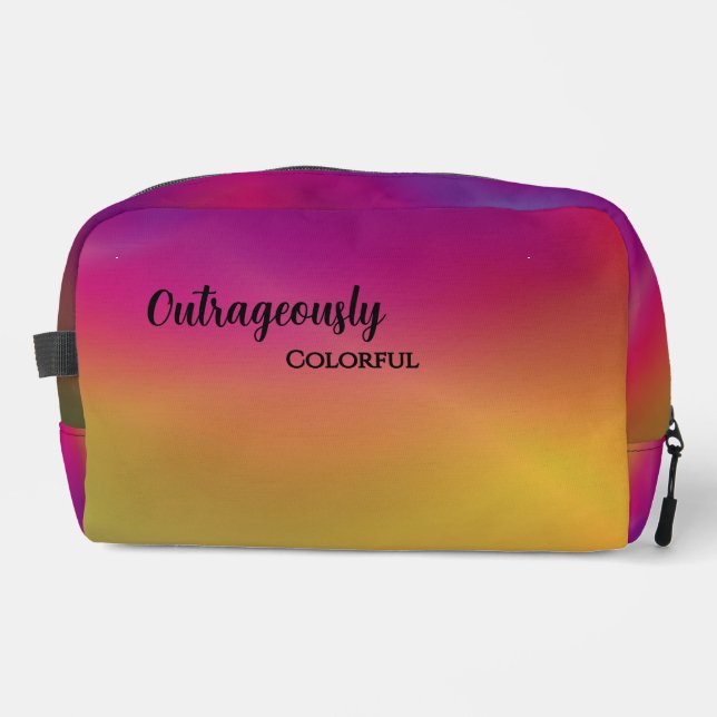 Personalised Raspberry Pear Dopp Kit (Front)