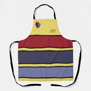 Personalised Raspberry Tart-Coloured Apron